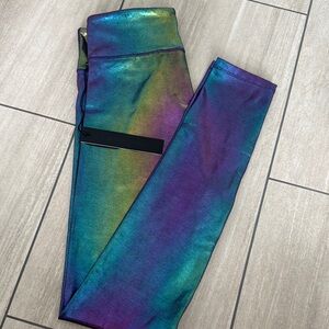 Carbon38 Luminous Iridescent Leggings
